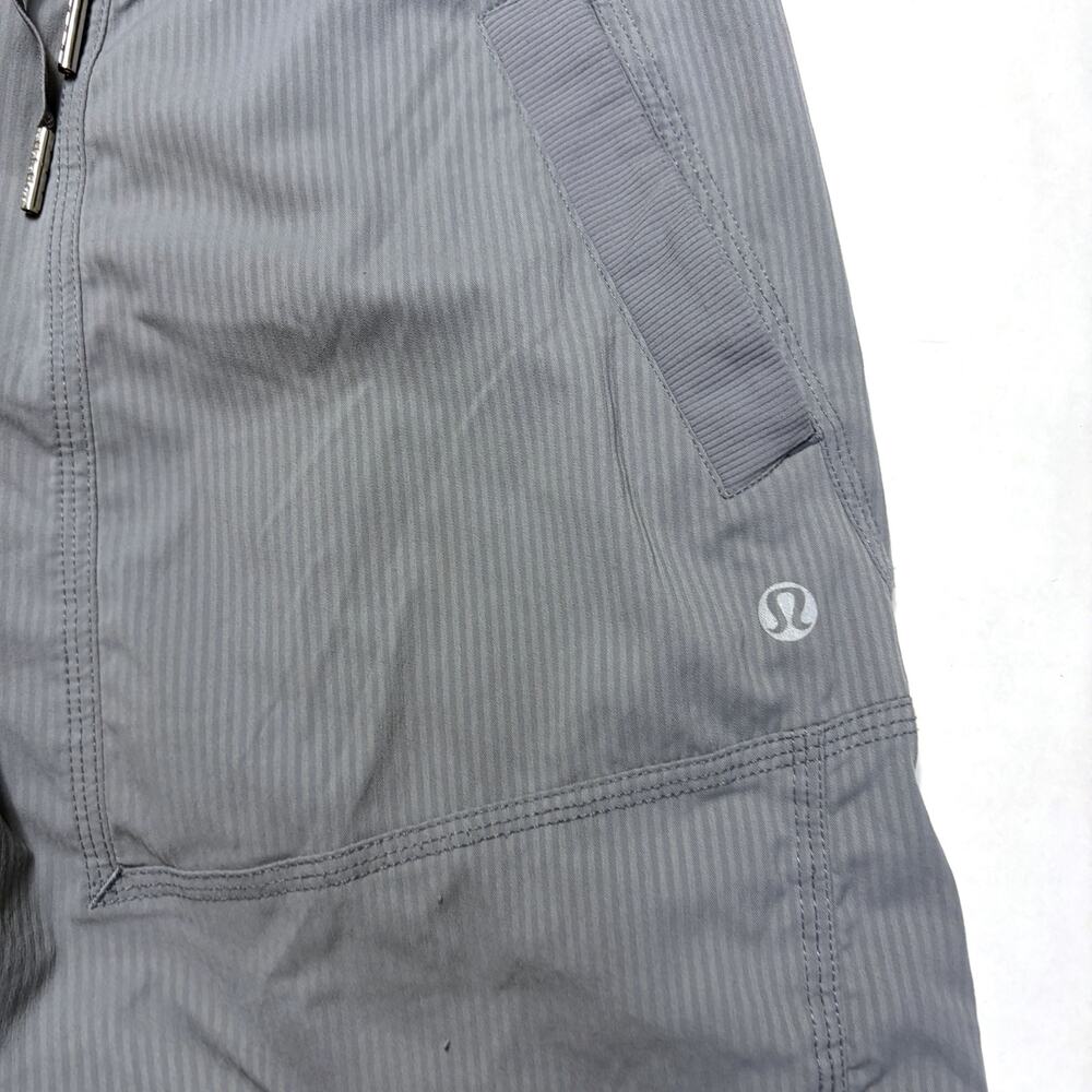 Lululemon Dance Studio Pants Gray Size 6 Drawstring Ruched Hem - Picture 8 of 14
